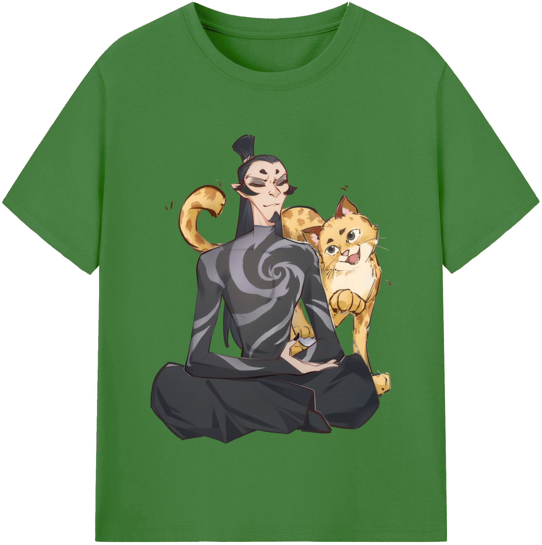 （画像用） Ne Zha 2 ナタ 魔童の大暴れ レディースカジュアルプリントTシャツ（綿100％）